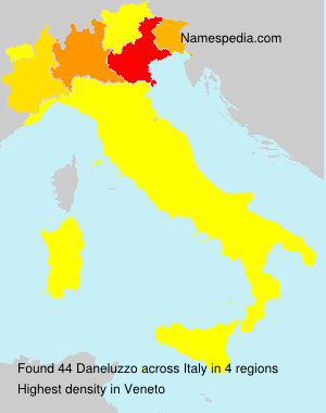 Surname Daneluzzo in Italy Surname Daneluzzo in Italy