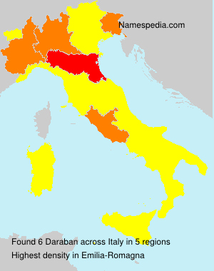 Surname Daraban in Italy Surname Daraban in Italy