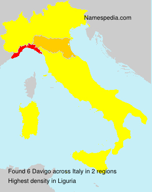 Surname Davigo in Italy Surname Davigo in Italy