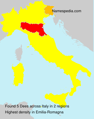 Surname Dees in Italy Surname Dees in Italy