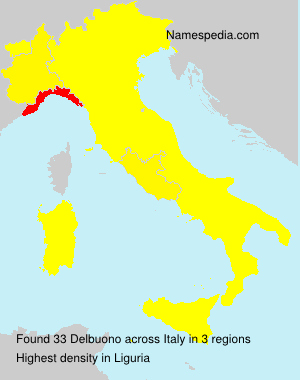 Surname Delbuono in Italy Surname Delbuono in Italy