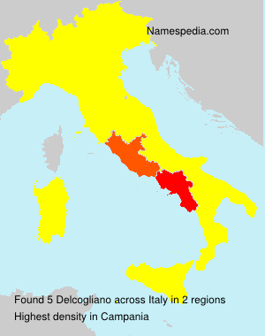 Surname Delcogliano in Italy Surname Delcogliano in Italy