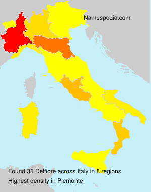 Surname Delfiore in Italy Surname Delfiore in Italy