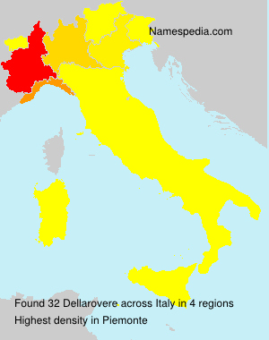 Surname Dellarovere in Italy Surname Dellarovere in Italy