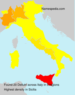 Surname Dellutri in Italy Surname Dellutri in Italy