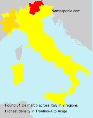 Surname Delmarco in Italy Surname Delmarco in Italy