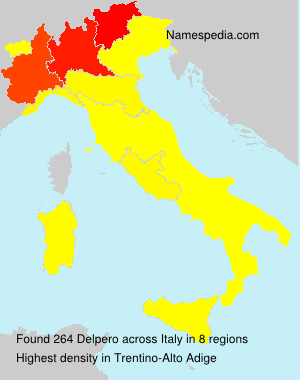Surname Delpero in Italy Surname Delpero in Italy
