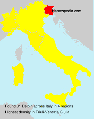 Surname Delpin in Italy Surname Delpin in Italy