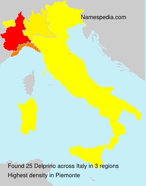 Surname Delprino in Italy Surname Delprino in Italy