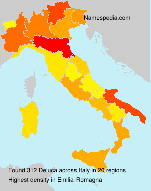 Surname Deluca in Italy Surname Deluca in Italy
