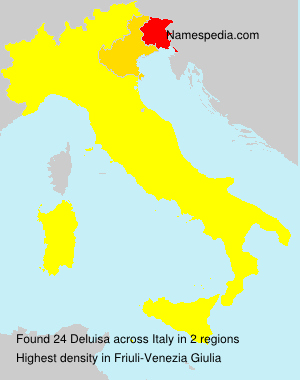 Surname Deluisa in Italy Surname Deluisa in Italy