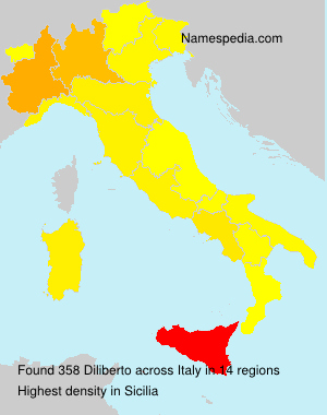 Surname Diliberto in Italy Surname Diliberto in Italy