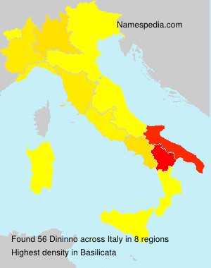 Surname Dininno in Italy Surname Dininno in Italy