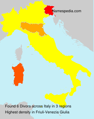 Surname Divora in Italy Surname Divora in Italy
