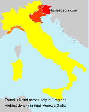 Surname Doimi in Italy Surname Doimi in Italy