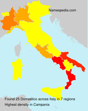 Surname Domestico in Italy Surname Domestico in Italy