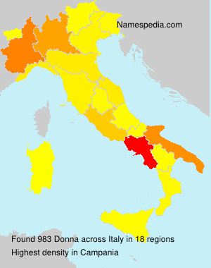 Surname Donna in Italy Surname Donna in Italy