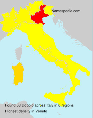 Surname Doppio in Italy