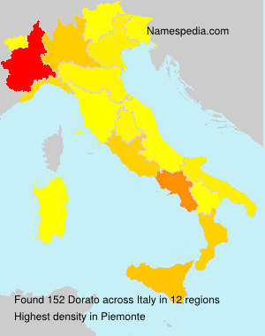 Surname Dorato in Italy Surname Dorato in Italy