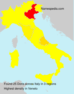 Surname Doris in Italy Surname Doris in Italy