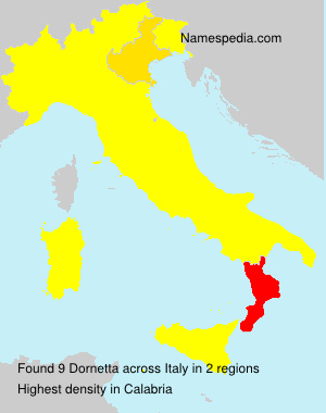 Surname Dornetta in Italy