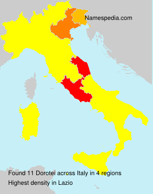 Surname Dorotei in Italy Surname Dorotei in Italy