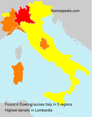 Surname Dowling in Italy Surname Dowling in Italy