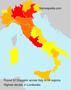 Surname Dragomir in Italy Surname Dragomir in Italy