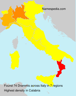 Surname Drammis in Italy Surname Drammis in Italy