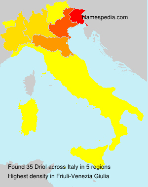 Surname Driol in Italy Surname Driol in Italy