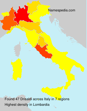 Surname Drisaldi in Italy Surname Drisaldi in Italy