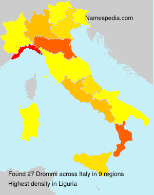 Surname Drommi in Italy Surname Drommi in Italy
