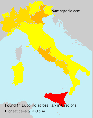 Surname Dubolino in Italy Surname Dubolino in Italy