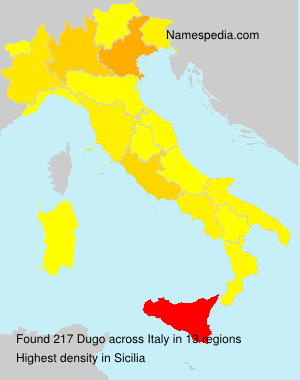 Surname Dugo in Italy Surname Dugo in Italy