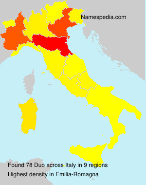 Surname Duo in Italy Surname Duo in Italy