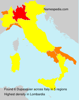 Surname Dupasquier in Italy Surname Dupasquier in Italy
