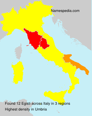 Surname Egisti in Italy Surname Egisti in Italy