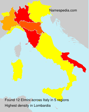 Surname Elmini in Italy Surname Elmini in Italy