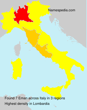 Surname Eman in Italy