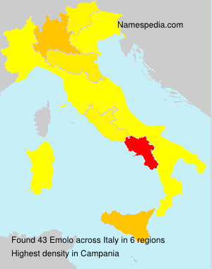 Surname Emolo in Italy Surname Emolo in Italy