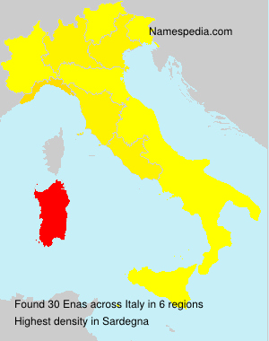 Surname Enas in Italy