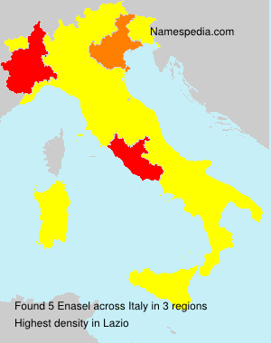 Surname Enasel in Italy Surname Enasel in Italy
