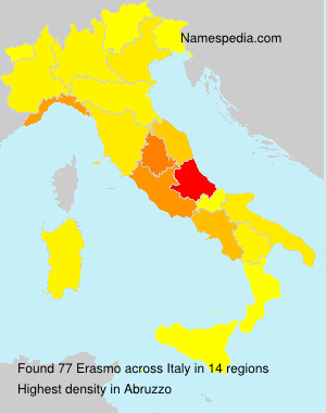 Surname Erasmo in Italy Surname Erasmo in Italy