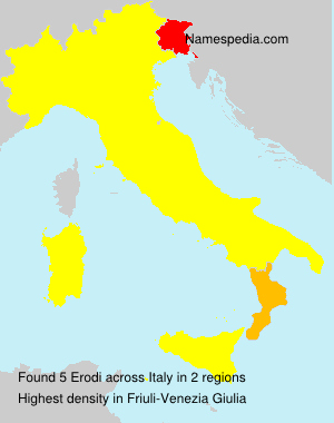 Surname Erodi in Italy Surname Erodi in Italy