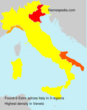 Surname Estro in Italy Surname Estro in Italy