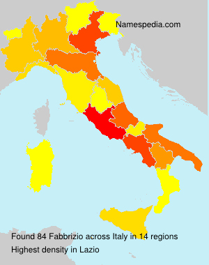 Surname Fabbrizio in Italy Surname Fabbrizio in Italy