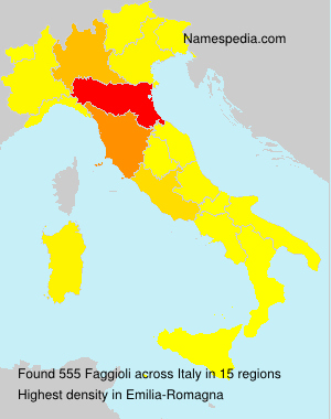 Surname Faggioli in Italy Surname Faggioli in Italy