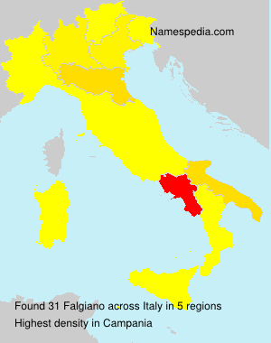 Surname Falgiano in Italy Surname Falgiano in Italy