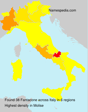 Surname Fantacone in Italy Surname Fantacone in Italy