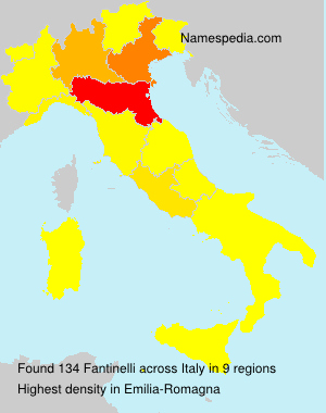 Surname Fantinelli in Italy Surname Fantinelli in Italy